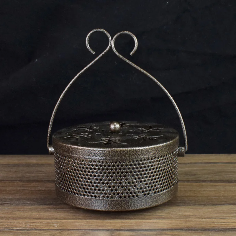 Creative Mosquito Coil Holder Retro Portable Fireproof Metal Tray with Lid for Home Living Room Bedroom FBS889
Creative Mosquito Coil Holder Retro Portable Fireproof Metal Tray with Lid for Home Living Room Bedroom FBS889