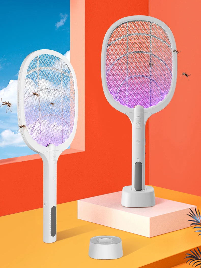 2021 NEW 2In1 Mosquito Killer Lamp Electric Shock Mosquito Swatter USB Recharg eable Bug Zapper Mosquito Trap
2021 NEW 2In1 Mosquito Killer Lamp Electric Shock Mosquito Swatter USB Recharg eable Bug Zapper Mosquito Trap
