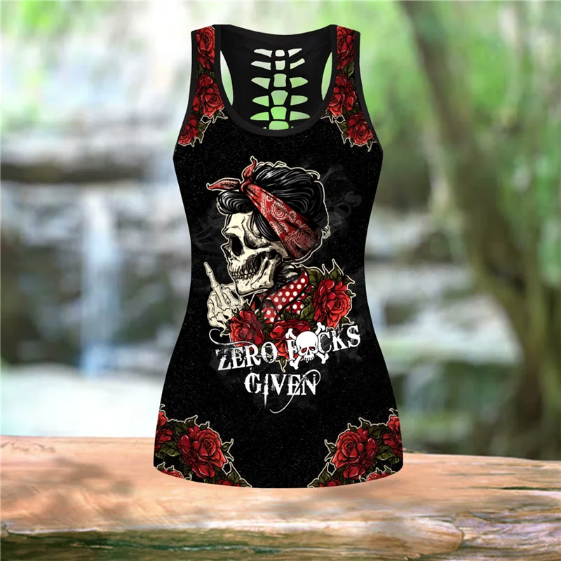Skull Combo Outfit Leggings and Hollow out Tank Top Suit Yoga Fitness Soft Legging Summer Women For Girl 02
Skull Combo Outfit Leggings and Hollow out Tank Top Suit Yoga Fitness Soft Legging Summer Women For Girl 02