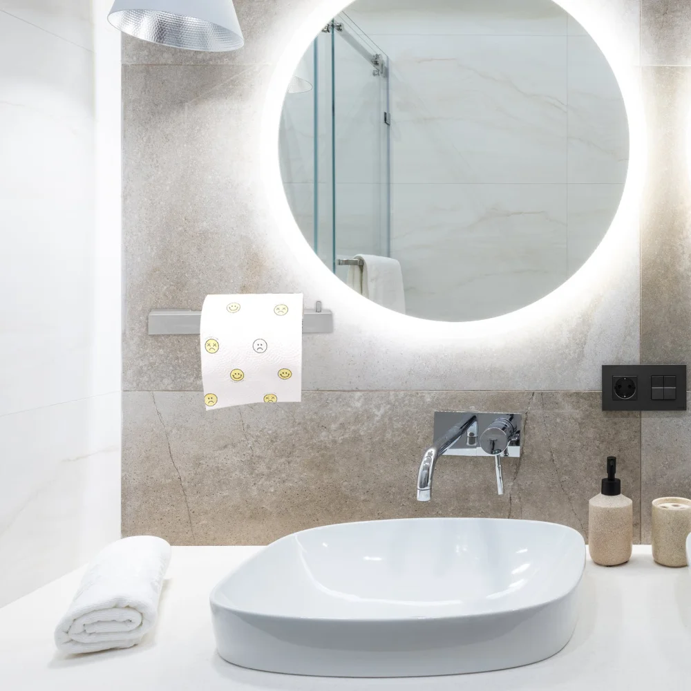 1Pc Punch Type Roll Paper Rack Stainless Steel Paper Holder for Bathroom Silver 
1Pc Punch Type Roll Paper Rack Stainless Steel Paper Holder for Bathroom Silver