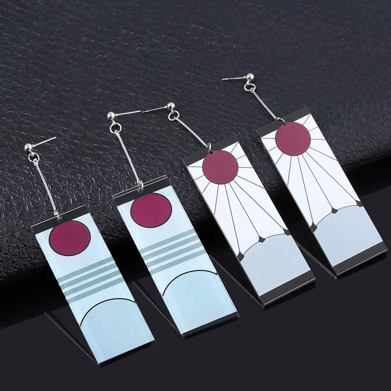 2021 Anime Acrylic Drop Earrings Demon Slayer Kimetsu no Yaiba Blade of Ghost Earings For Women Men Cosplay Jewelry Accessories
2021 Anime Acrylic Drop Earrings Demon Slayer Kimetsu no Yaiba Blade of Ghost Earings For Women Men Cosplay Jewelry Accessories