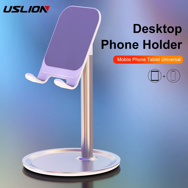 Настольный держатель USLION для iPhone Samsung Xiaomi мобильный телефон универсальный