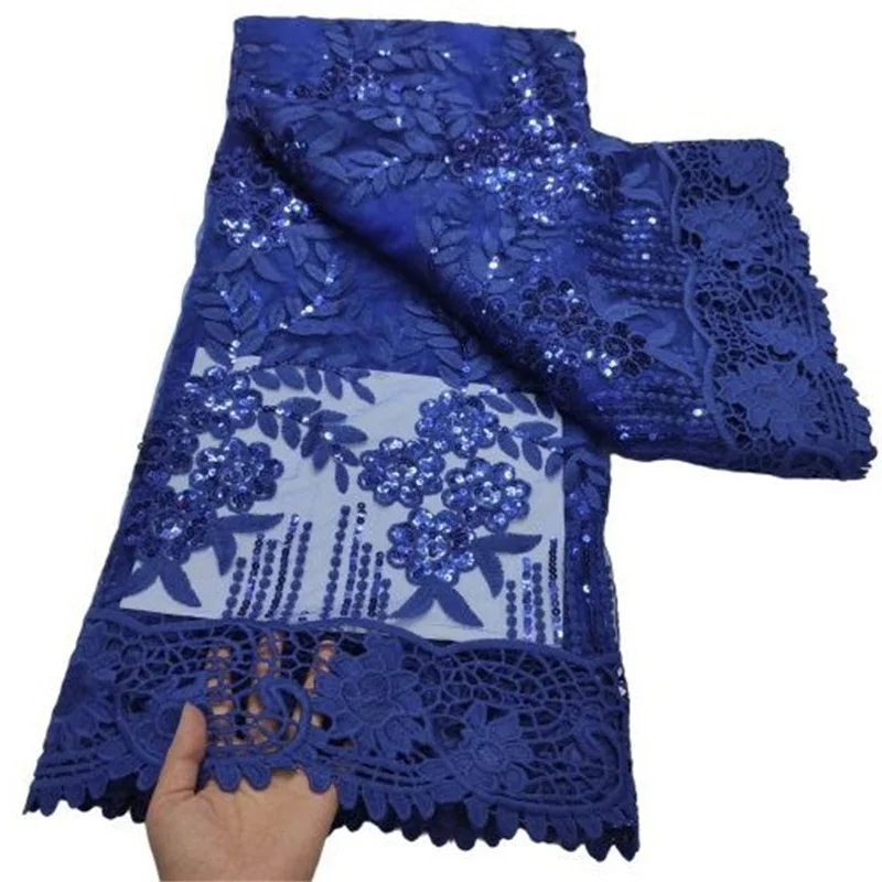 Latest African Lace Fabric Royal Blue High Quality Water soluble Lace Royal Blue Nigerian Lace African Lace Fabric For Wedding
Latest African Lace Fabric Royal Blue High Quality Water soluble Lace Royal Blue Nigerian Lace African Lace Fabric For Wedding