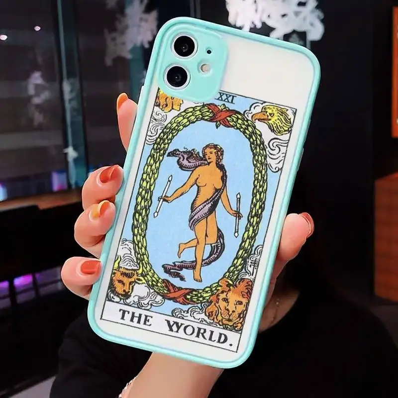 Tarot Card Series mystery art Phone Case matte transparent For iphone 7 8 11 12 plus mini x xs xr pro max cover
Tarot Card Series mystery art Phone Case matte transparent For iphone 7 8 11 12 plus mini x xs xr pro max cover