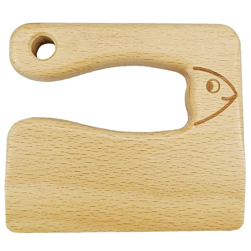 Wooden Children's Cooking Knife, Children's Fish-Shaped Safety Knife, Children's Kitchen Tools
Wooden Children's Cooking Knife, Children's Fish-Shaped Safety Knife, Children's Kitchen Tools