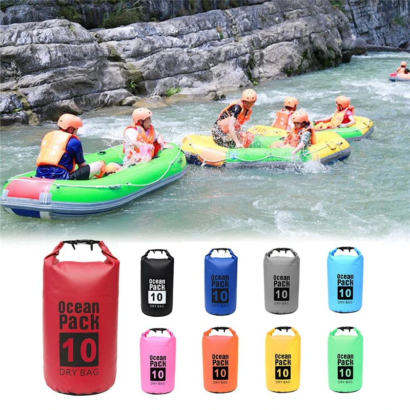 10L PVC Waterproof Bag Storage Dry Sack Bag For Canoe Kayak Rafting Outdoor Sport Swimming Bags Travel Kit Backpack strandtas A4
10L PVC Waterproof Bag Storage Dry Sack Bag For Canoe Kayak Rafting Outdoor Sport Swimming Bags Travel Kit Backpack strandtas A4