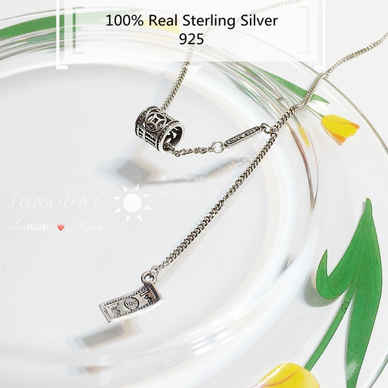 IMVES S925 Zilveren Ketting INS Fine Vintage Dollars Money Pendant For Women Men BF Sterling Silver Chain Necklace Sweater Gifts
IMVES S925 Zilveren Ketting INS Fine Vintage Dollars Money Pendant For Women Men BF Sterling Silver Chain Necklace Sweater Gifts