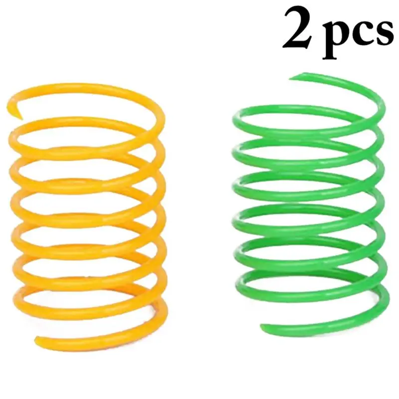 Random Color 2PC Cat Spring Toys Creative Plastic Coil Kitten Toy Interactive Kitten Exercise Sports Toy For Indoor Cat Supplies
Random Color 2PC Cat Spring Toys Creative Plastic Coil Kitten Toy Interactive Kitten Exercise Sports Toy For Indoor Cat Supplies