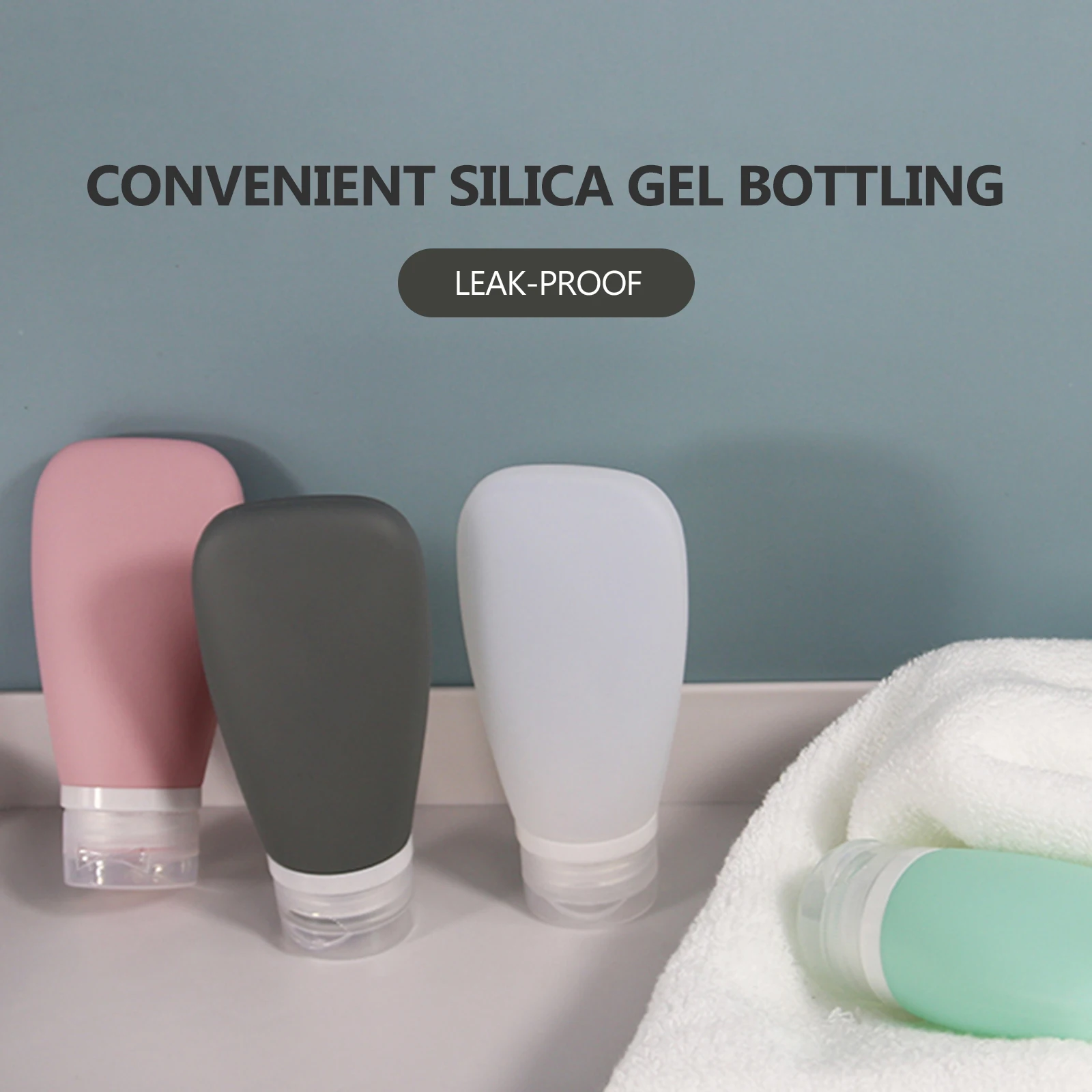 1 Pcs 38/60/90ml Portable Leak-proof Silicone Empty Travel Bottle Refillable Cosmetic Jar For Shower Gel Shampoo Facial Cleanser
1 Pcs 38/60/90ml Portable Leak-proof Silicone Empty Travel Bottle Refillable Cosmetic Jar For Shower Gel Shampoo Facial Cleanser