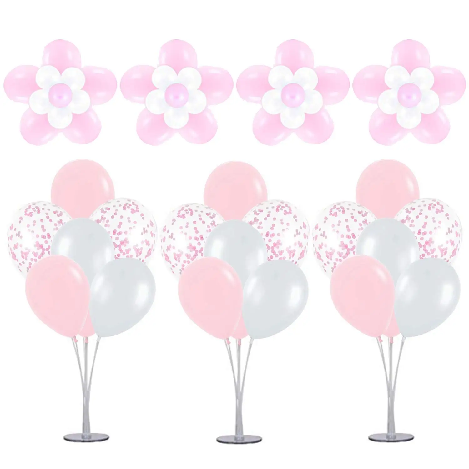 3 Sets Balloon Stand Holder Kit Centerpiece Decorations for Wedding Birthday Baby Shower Holiday decorations Family Home Party
3 Sets Balloon Stand Holder Kit Centerpiece Decorations for Wedding Birthday Baby Shower Holiday decorations Family Home Party