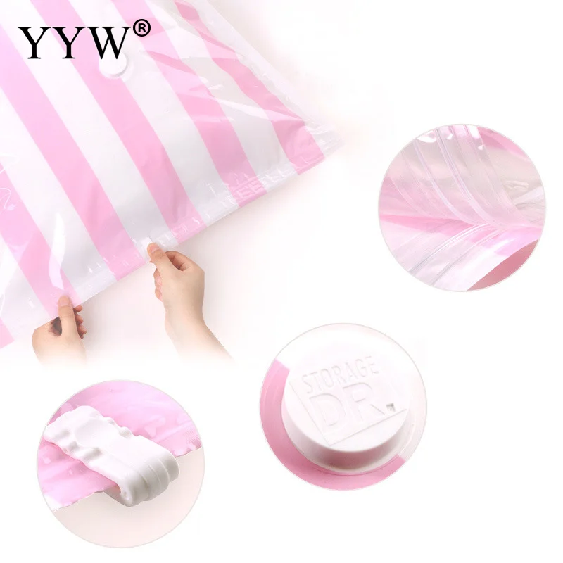 Universal Storage Bag PE Vacuum Storage Bags Set Travel Storage Bag 6 Sets Of Clothing Waterproof Portable Compression Bag Pink
Universal Storage Bag PE Vacuum Storage Bags Set Travel Storage Bag 6 Sets Of Clothing Waterproof Portable Compression Bag Pink