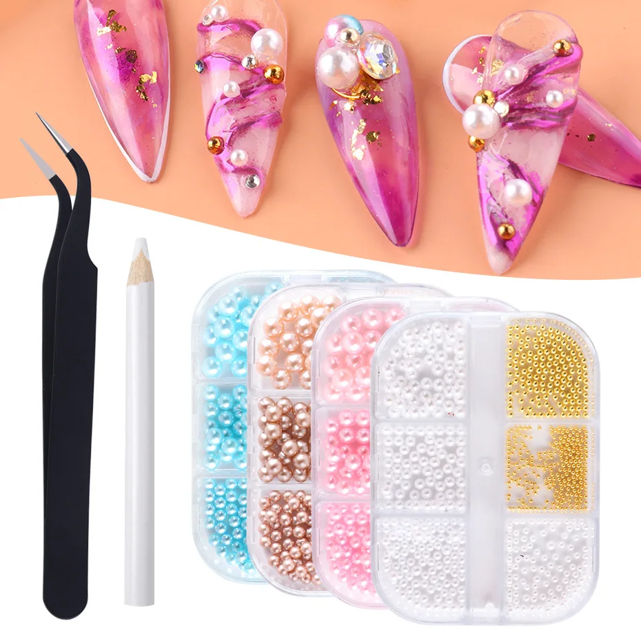 nail art pearl jewelry ins Japanese semicircle flat bottom round pearl nail drill + tweezers + short pencil set nail accessories
nail art pearl jewelry ins Japanese semicircle flat bottom round pearl nail drill + tweezers + short pencil set nail accessories