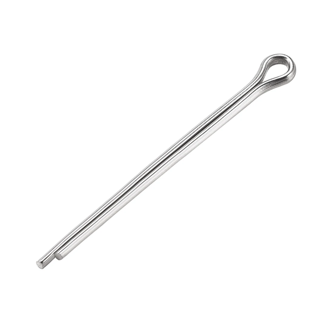 

uxcell 60Pcs Split Cotter Pin - 2mm x 30mm 304 Stainless Steel 2-Prongs Silver Tone for Secure Clevis Pins,Castle Nuts