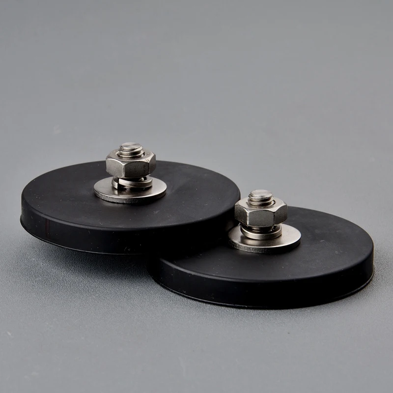 2Pcs 45KG Powerful Neodymium Magnet Disc Rubber Costed D88x8Mm M8 Thread Surface Protecting LED Light Camera Car Mount Magnet fo
2Pcs 45KG Powerful Neodymium Magnet Disc Rubber Costed D88x8Mm M8 Thread Surface Protecting LED Light Camera Car Mount Magnet fo