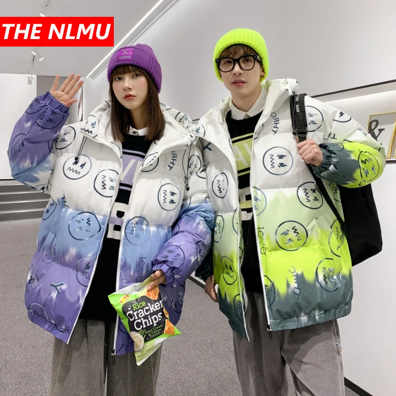 2021 Winter Hip Hop Jacket Parka Mens Streetwear Smiley Printed Jacket Harajuku Cotton Padded Coat Warm Outwear WQ790
2021 Winter Hip Hop Jacket Parka Mens Streetwear Smiley Printed Jacket Harajuku Cotton Padded Coat Warm Outwear WQ790