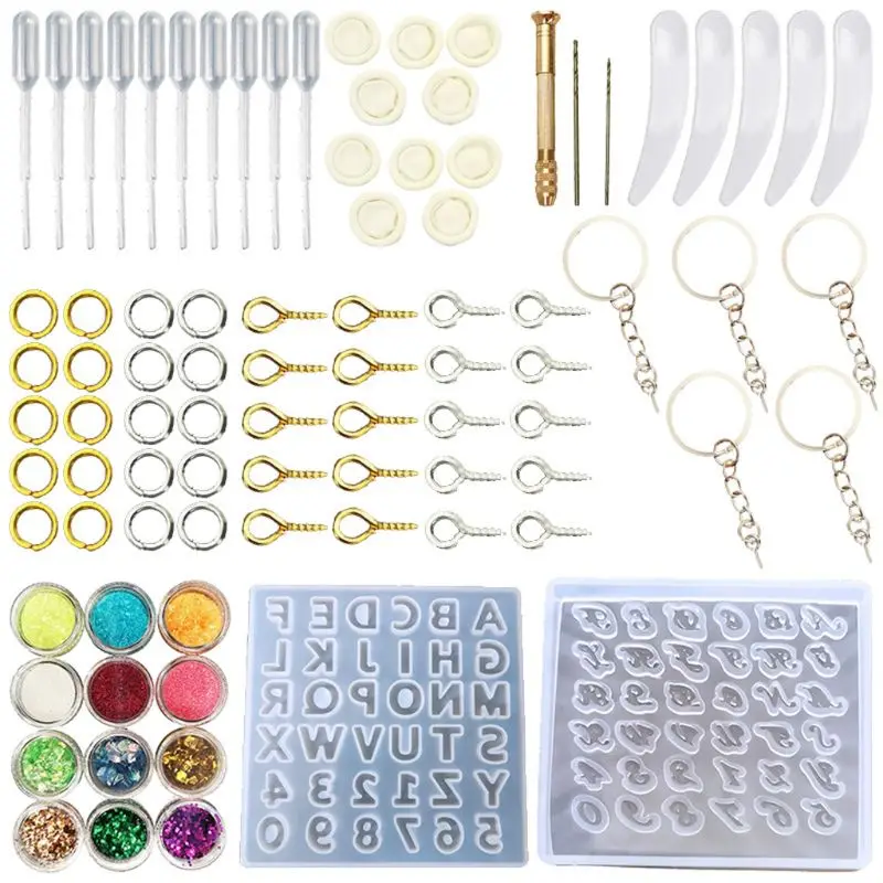 1Set Letter Alphabet Pendant Silicone Resin Molds Keychain DIY Jewelry Making Tools
1Set Letter Alphabet Pendant Silicone Resin Molds Keychain DIY Jewelry Making Tools