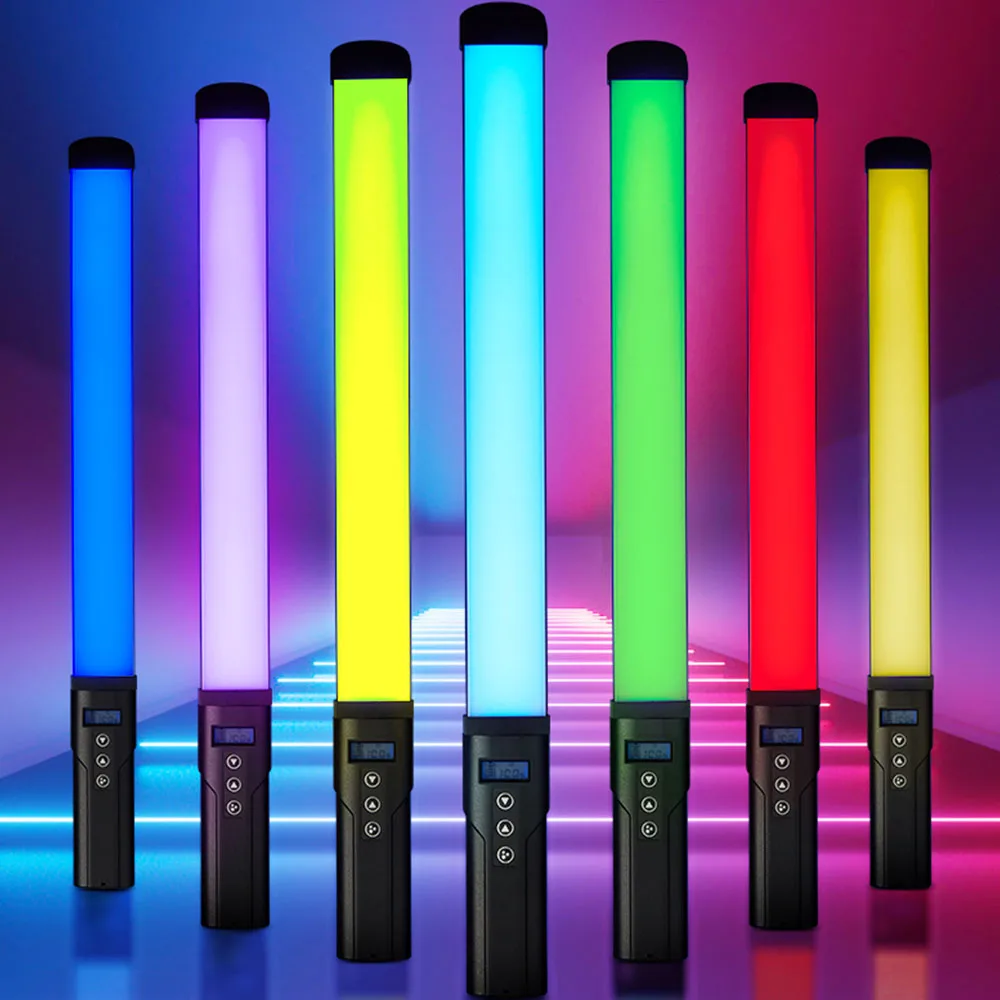 Портативная Светодиодная лампа BEIYANG RGB цветсветильник для фотосъемки 3100 мАч