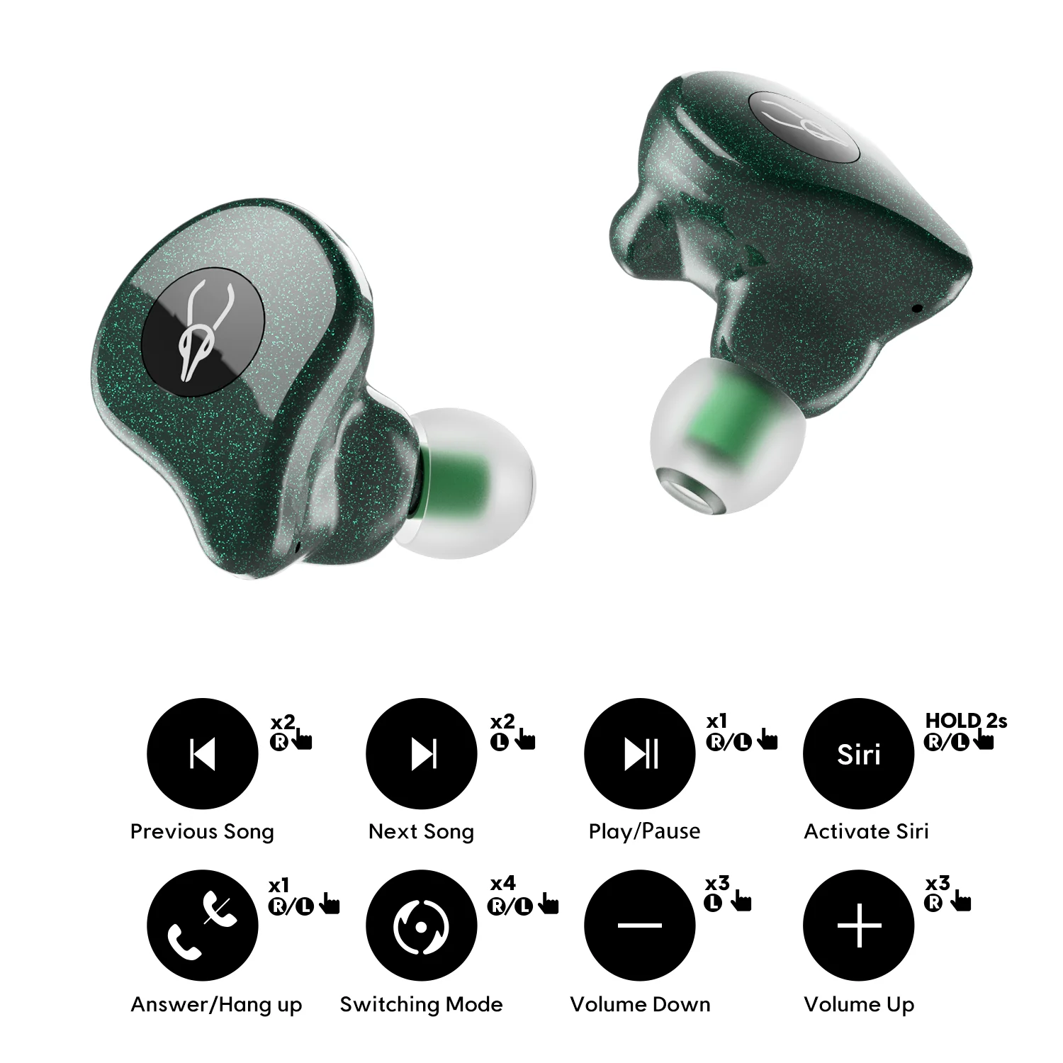 Sabbat E16 Earphones Wireless Bluetooth-Compatible HiFi Stereo Sound APTX Deep Bass Noise Cancelling TWS Earbuds Headphone
Sabbat E16 Earphones Wireless Bluetooth-Compatible HiFi Stereo Sound APTX Deep Bass Noise Cancelling TWS Earbuds Headphone
