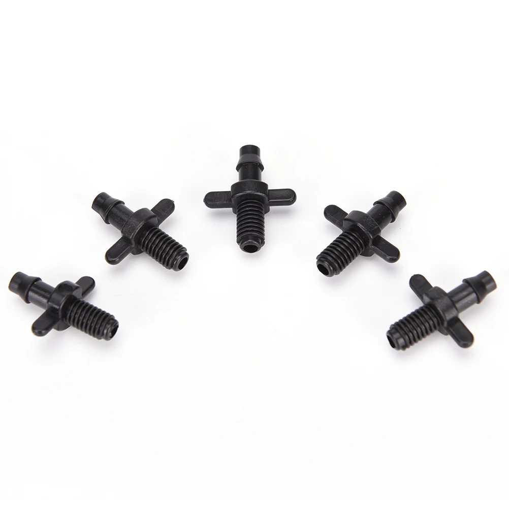 50pcs Barb Garden 4/7mm Splitter Adapter Connector Irrigation Hoses Pvc Fittings 6mm Thread Cooling Plant Watering Accessory
50pcs Barb Garden 4/7mm Splitter Adapter Connector Irrigation Hoses Pvc Fittings 6mm Thread Cooling Plant Watering Accessory