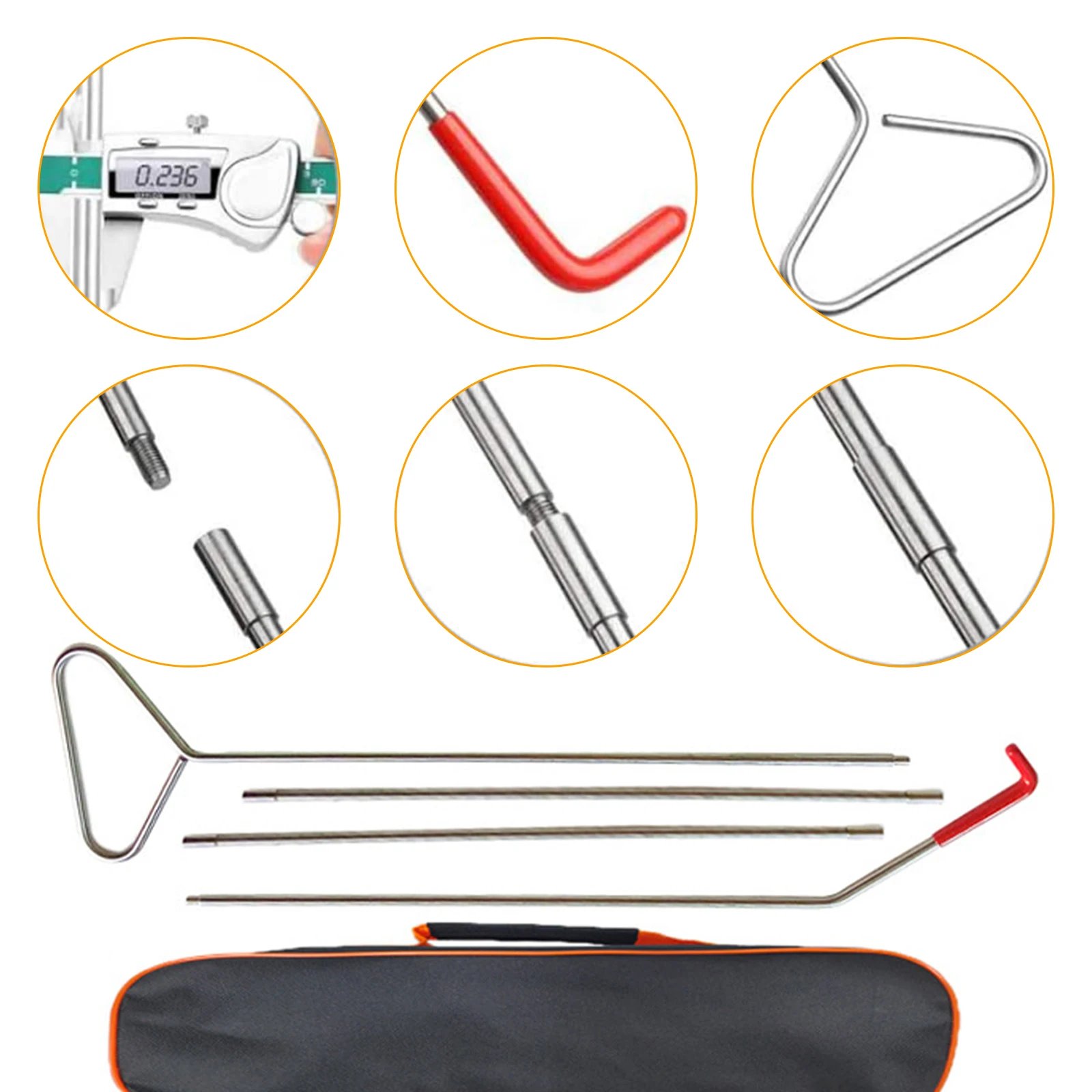 14-piece Basic Car Tool Kit With Air Wedge Gripper Car Truck Multi-function Tool Kit
14-piece Basic Car Tool Kit With Air Wedge Gripper Car Truck Multi-function Tool Kit