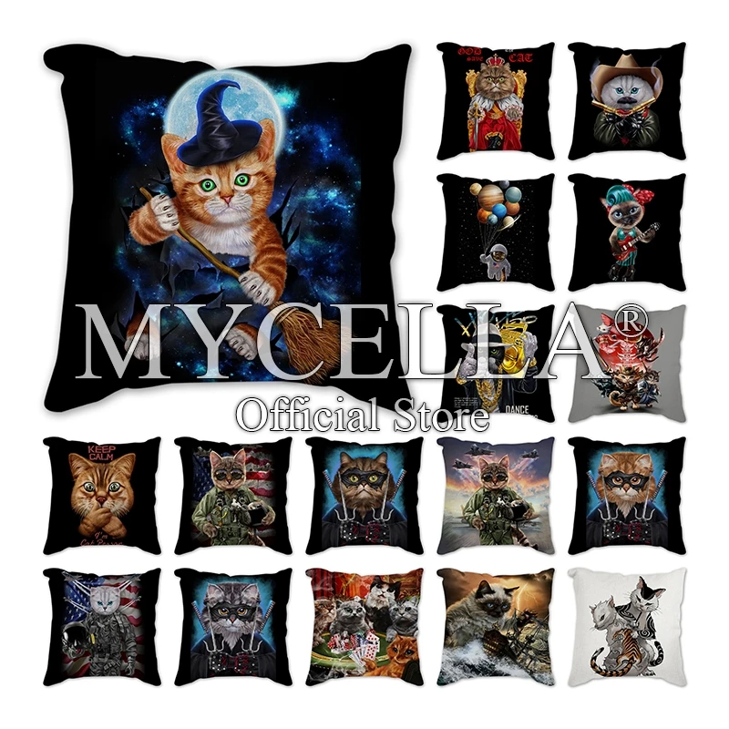 Чехол для подушки с мультяшным котом, наволочка для подушки на Хэллоуин, домашняя декоративная диванная подушка для автомобиля, чехол для подушки, Наволочки, подушки
Чехол для подушки с мультяшным котом, наволочка для подушки на Хэллоуин, домашняя декоративная диванная подушка для автомобиля, чехол для подушки, Наволочки, подушки