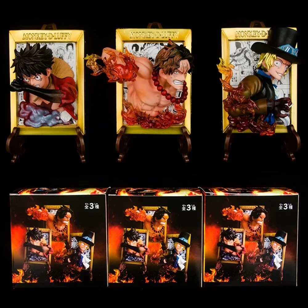 3 шт./компл. Аниме ONE PIECE Portgas D. Ace Monkey D. Luffy Sabo фоторамка ПВХ экшн-фигурка игрушка Статуя Коллекционная модель кукла подарок
3 шт./компл. Аниме ONE PIECE Portgas D. Ace Monkey D. Luffy Sabo фоторамка ПВХ экшн-фигурка игрушка Статуя Коллекционная модель кукла подарок