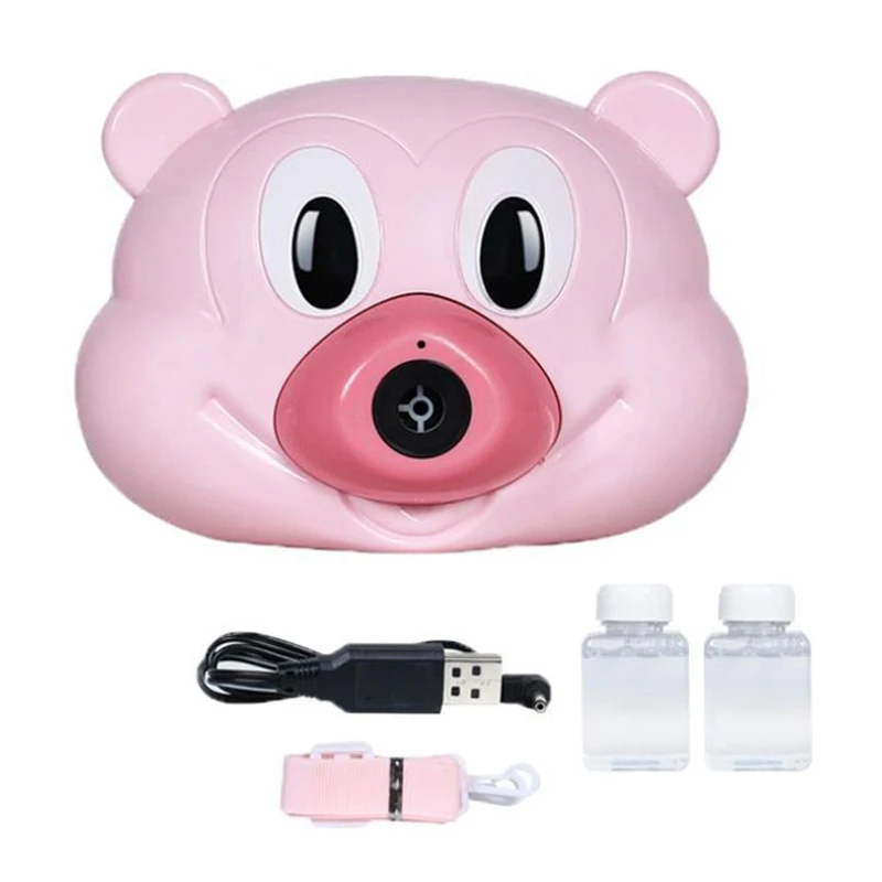 Rechargeable - Animal Cartoon Mouse Camera Bubble Blowing Machine Fully-Automatic Soap Bubble Maker Children
Rechargeable - Animal Cartoon Mouse Camera Bubble Blowing Machine Fully-Automatic Soap Bubble Maker Children