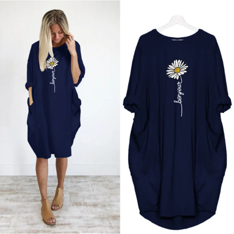 Flower Print Dresses woman Long Sleeve Round Neck Pockets Casual Vintage Party Beach Femme Robe Streetwear Plus Size Vestidos
Flower Print Dresses woman Long Sleeve Round Neck Pockets Casual Vintage Party Beach Femme Robe Streetwear Plus Size Vestidos