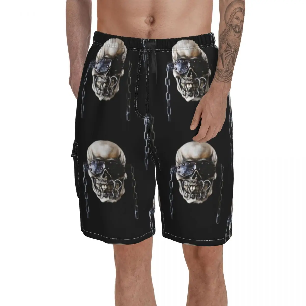 Heavy Metal Board Shorts Men Bathing Swimming Trunks Polyester Pattern Swim Trunks
Heavy Metal Board Shorts Men Bathing Swimming Trunks Polyester Pattern Swim Trunks