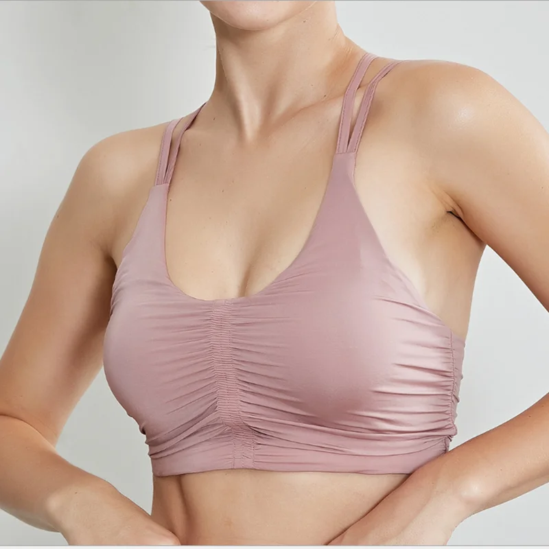 summer and autumn sports yoga fitness gym running training shcoking proof gathering vest yoga underwear bra
summer and autumn sports yoga fitness gym running training shcoking proof gathering vest yoga underwear bra