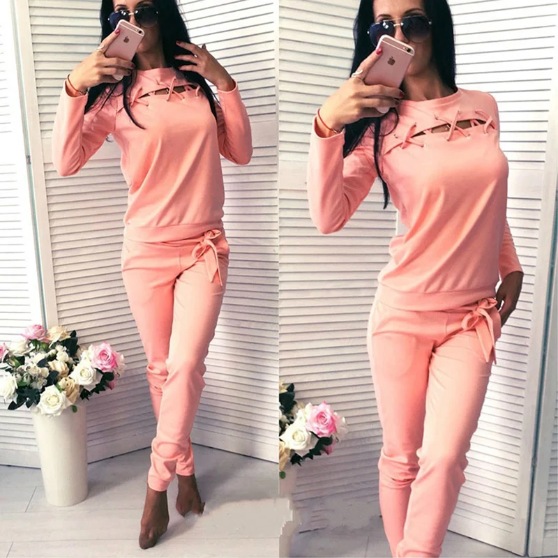 Women Casual Solid Fitness Set Long Sleeve Hoody Long Pants Women Tracksuit Sportswear Spring Autumn
Women Casual Solid Fitness Set Long Sleeve Hoody Long Pants Women Tracksuit Sportswear Spring Autumn