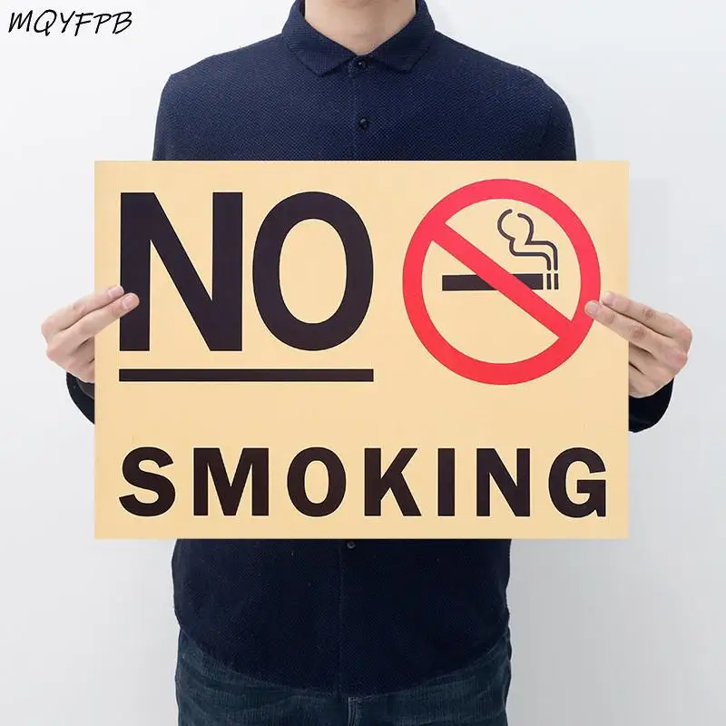 No Smoking Kraft Paper Poster Wall Sticker Decoration Picture Household Goods Gift
No Smoking Kraft Paper Poster Wall Sticker Decoration Picture Household Goods Gift