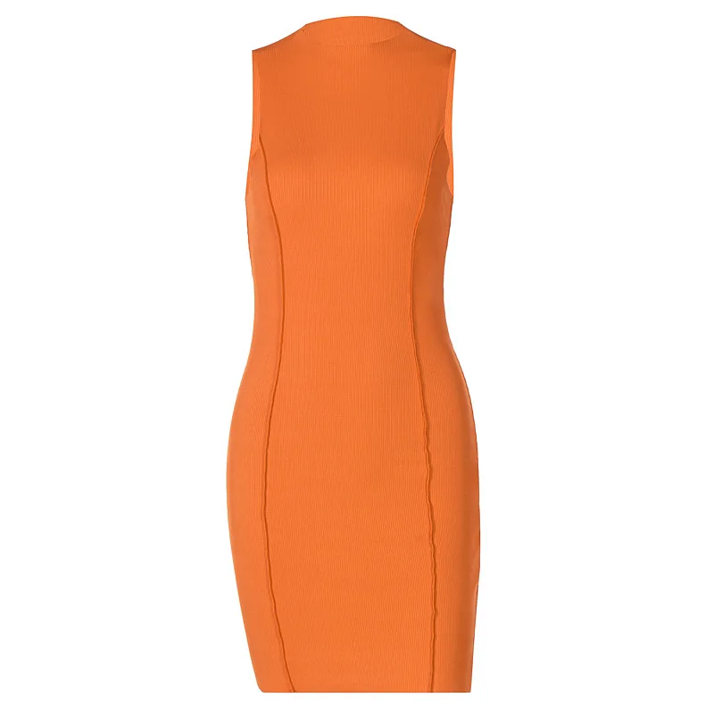 European And American 2021 New Spring Fashion Street Photo Sleeveless Round Neck Buttock Dress Women's Wear
European And American 2021 New Spring Fashion Street Photo Sleeveless Round Neck Buttock Dress Women's Wear