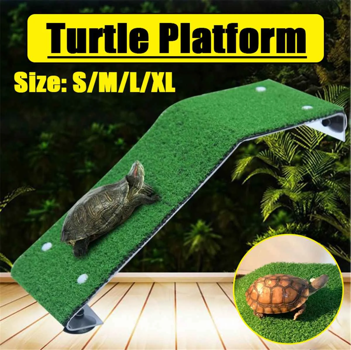 Turtle Drying Platform Turtle Climbing Ladder Reptile Tortoise Aquarium Fish Tank Simulated Lawn Landscaping Reptile Decoration
Turtle Drying Platform Turtle Climbing Ladder Reptile Tortoise Aquarium Fish Tank Simulated Lawn Landscaping Reptile Decoration