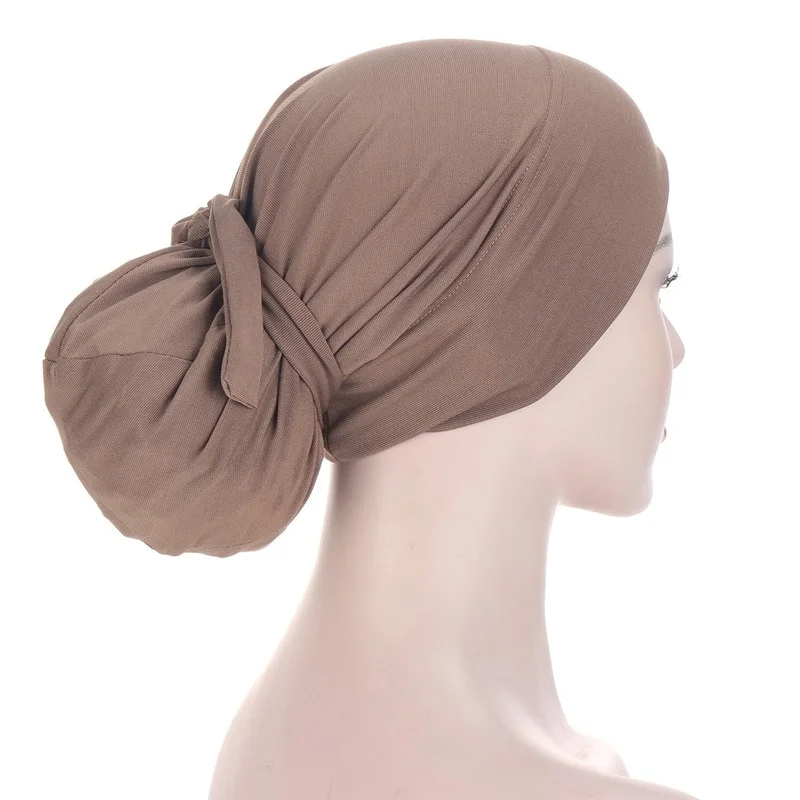 Solid Color Fashion Hijib Cap Women's Chemo Hats Muslim Stretch Turban Bonnet Hair Loss Headwear Beanie Hat Bandage Wrap Head
Solid Color Fashion Hijib Cap Women's Chemo Hats Muslim Stretch Turban Bonnet Hair Loss Headwear Beanie Hat Bandage Wrap Head