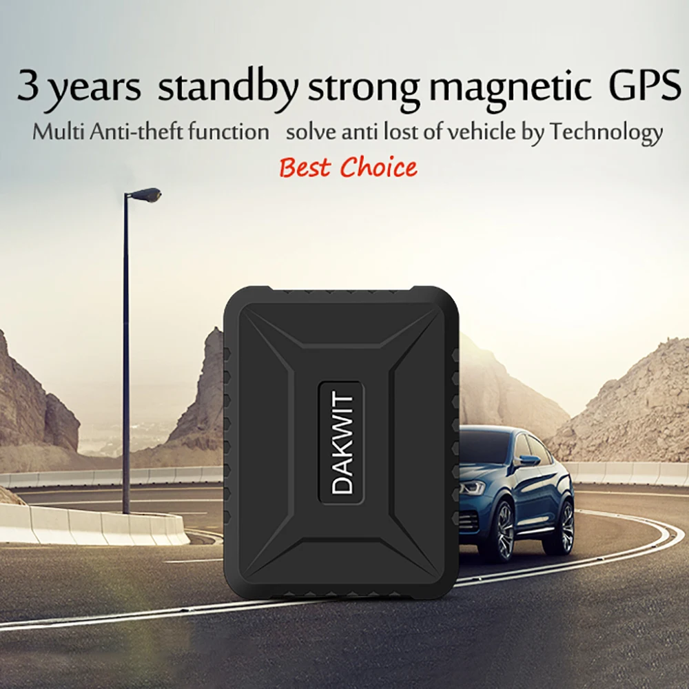Мини GPS водонепроницаемый IP66 Автомобиль Грузовик Мотоцикл GSM GPRS трекер 5000 мАч 10000
