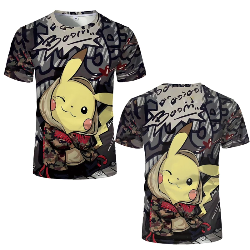 3D Men's fashion T-Shirt Summer short-sleeved Cartoon Pattern Pokemon Customized round neck Parent-child same paragraph
3D Men's fashion T-Shirt Summer short-sleeved Cartoon Pattern Pokemon Customized round neck Parent-child same paragraph