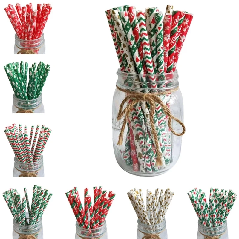25Pcs Merry Christmas Paper Straws Snowflake Drinking Straw Christmas Decorations for Home 2022 Xmas New Year Party Supplies
25Pcs Merry Christmas Paper Straws Snowflake Drinking Straw Christmas Decorations for Home 2022 Xmas New Year Party Supplies