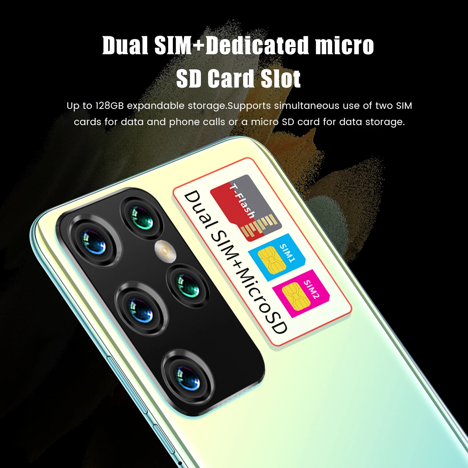 7,1 S21 Ultra Andorid 10, 10 16 + 512G Google GPS, Face ID, SIM