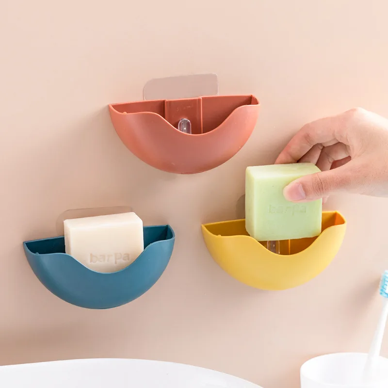 Round Soap Holder Bathroom Shower Soap Dish Shower Plates Soap Storage Box With Drain Wall Mounted Self Adhesive Plastic Supplie
Round Soap Holder Bathroom Shower Soap Dish Shower Plates Soap Storage Box With Drain Wall Mounted Self Adhesive Plastic Supplie