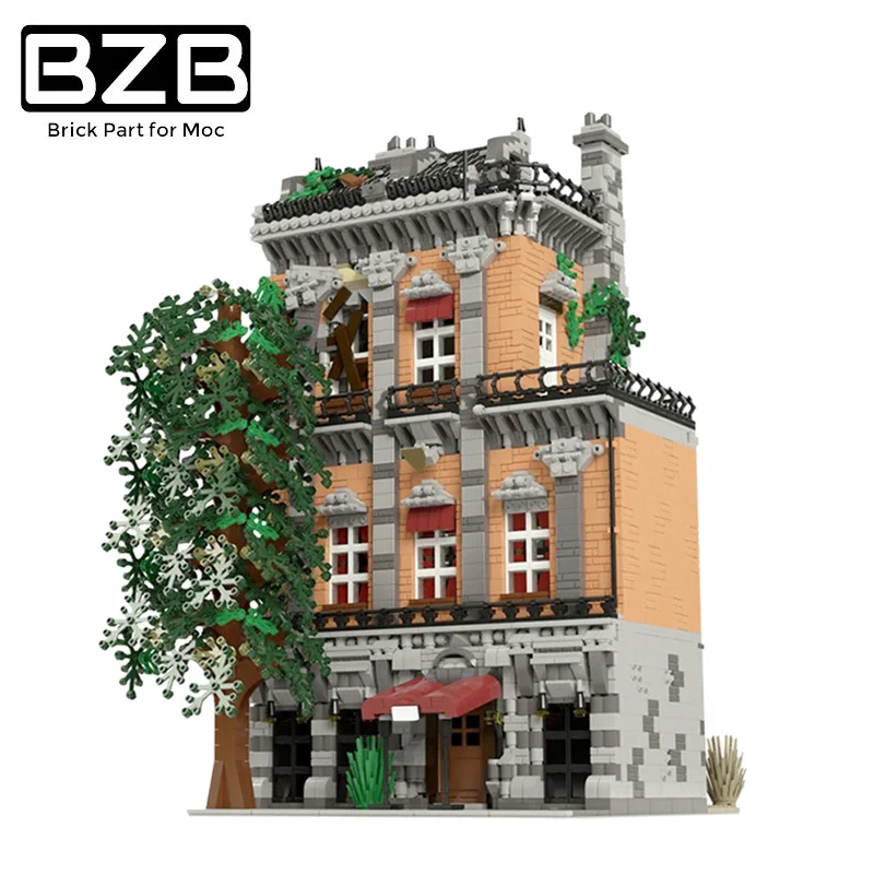 BZB MOC 46504 Classic Downtown Building Model Old Trailer Hotel Building Block Model Modules Children DIY Toys Brithday Gifts
BZB MOC 46504 Classic Downtown Building Model Old Trailer Hotel Building Block Model Modules Children DIY Toys Brithday Gifts
