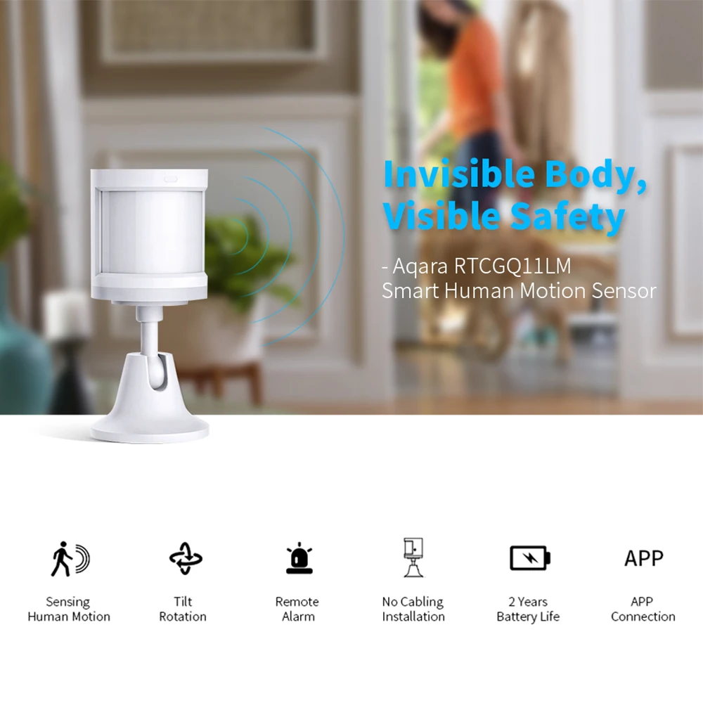 Датчик движения тела Aqara Zigbee умный датчик для Android и iOS | Безопасность защита