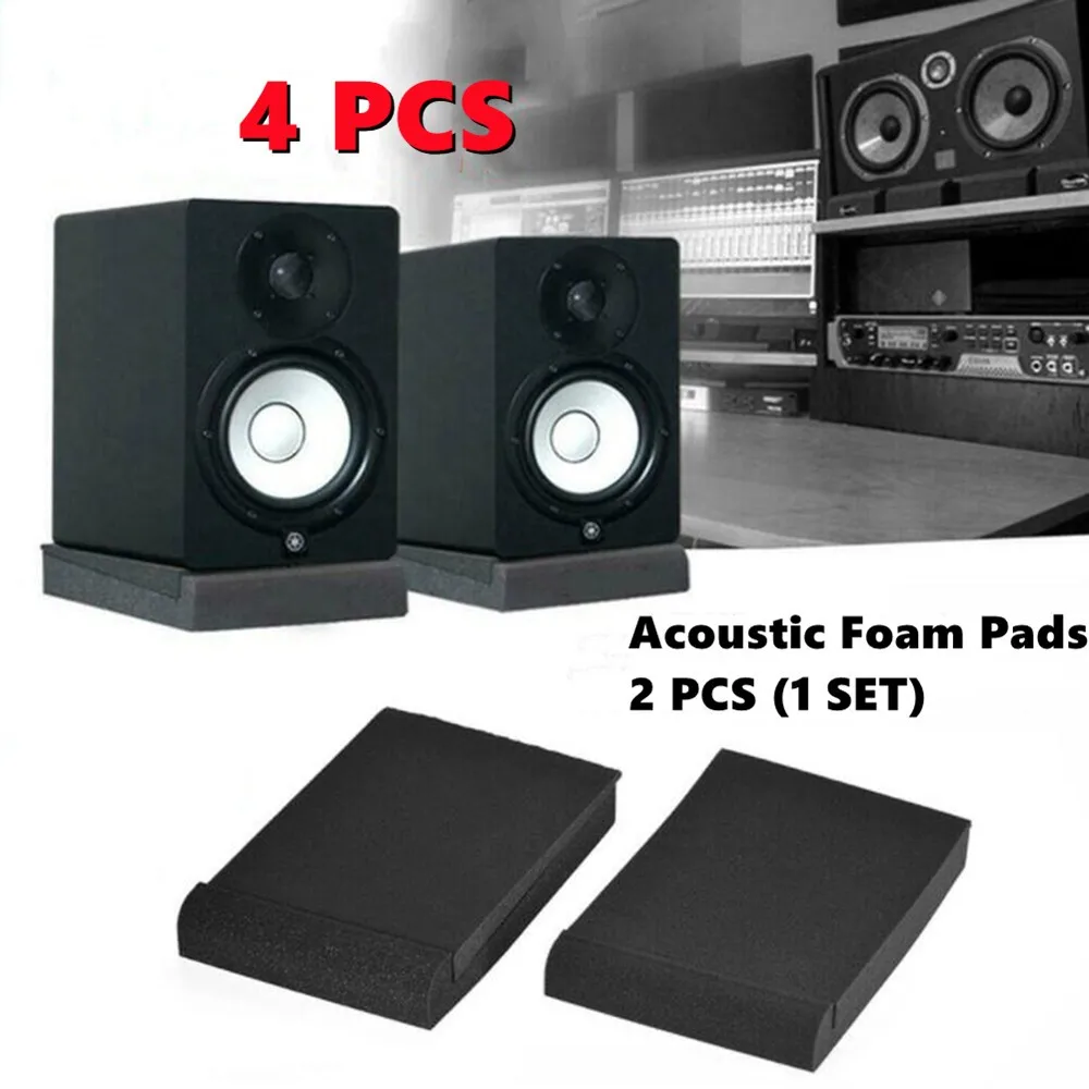 2/4pcs Acoustic Foam Pads Sound Insulation Studio Monitor Speaker Isolation Pads For Studio Monitor For 5 Inch / 6 Inch Speakers
2/4pcs Acoustic Foam Pads Sound Insulation Studio Monitor Speaker Isolation Pads For Studio Monitor For 5 Inch / 6 Inch Speakers