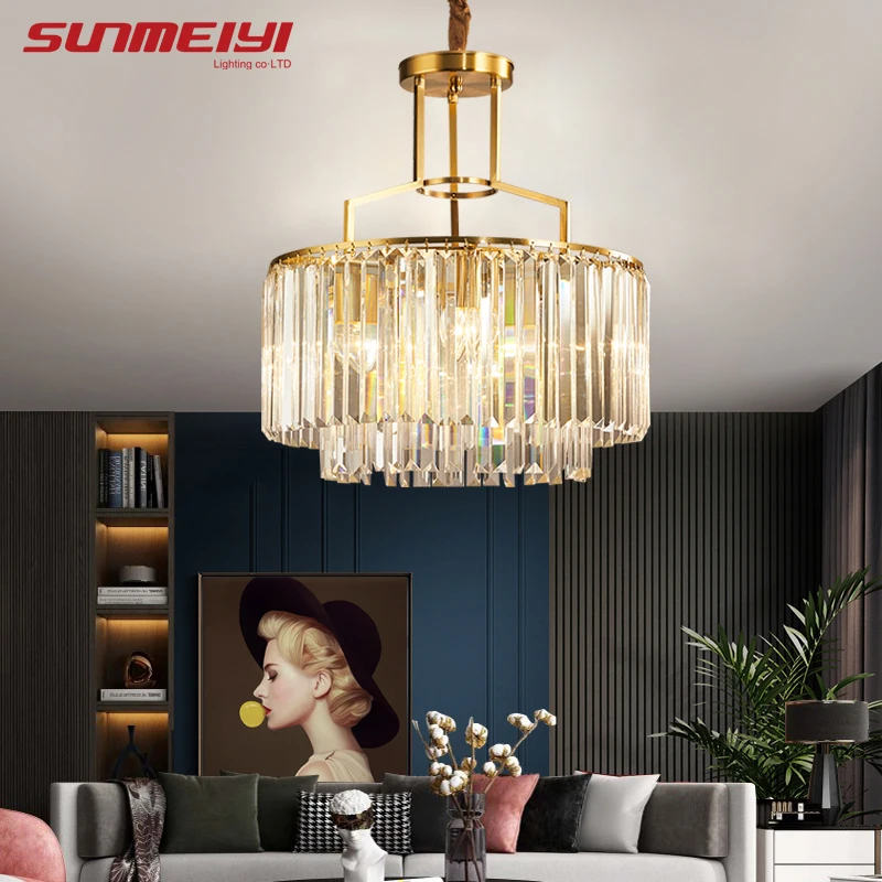 Luxury Crystal Chandeliers Copper Led Lamp For Living room Bedroom Corridor Modern Ceiling Chandelier Lighting lustre cristal
Luxury Crystal Chandeliers Copper Led Lamp For Living room Bedroom Corridor Modern Ceiling Chandelier Lighting lustre cristal
