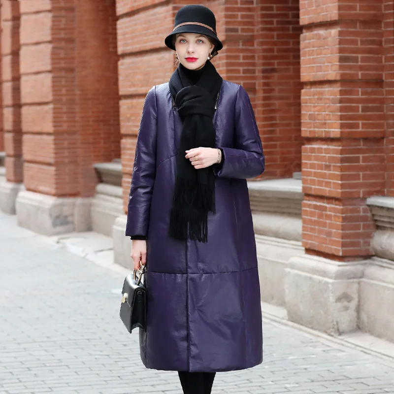 Наивысшее качество, из овечьей кожи; Кожаные куртки женские 90% Белое пуховое пальто Женская Теплая обувь, женская одежда, Ropa Mujer Zjt2087 
Наивысшее качество, из овечьей кожи; Кожаные куртки женские 90% Белое пуховое пальто Женская Теплая обувь, женская одежда, Ropa Mujer Zjt2087