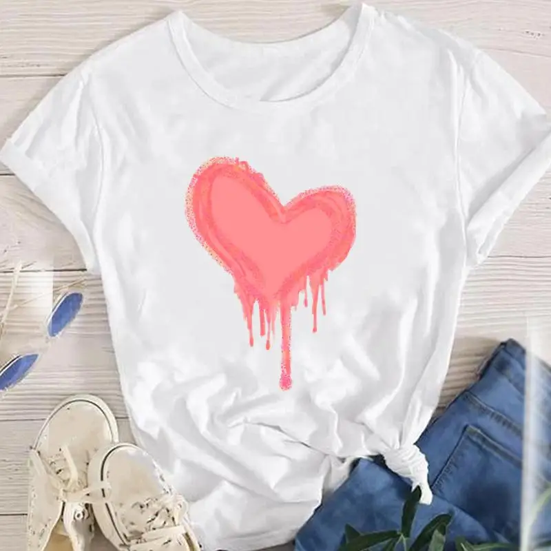 Women Tees Female Love Watercolor Lovely 90s Cute Cartoon Lady Fashion Clothes Print Short Sleeve Tops Graphic Tshirt T-Shirt
Women Tees Female Love Watercolor Lovely 90s Cute Cartoon Lady Fashion Clothes Print Short Sleeve Tops Graphic Tshirt T-Shirt