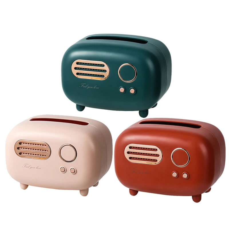 Retro Tissue Box Plastic Radio Model Desktop Paper Holder Wet Tissue Baby Wipes Paper Storage Box Napkin Organizer Home Tool
Retro Tissue Box Plastic Radio Model Desktop Paper Holder Wet Tissue Baby Wipes Paper Storage Box Napkin Organizer Home Tool