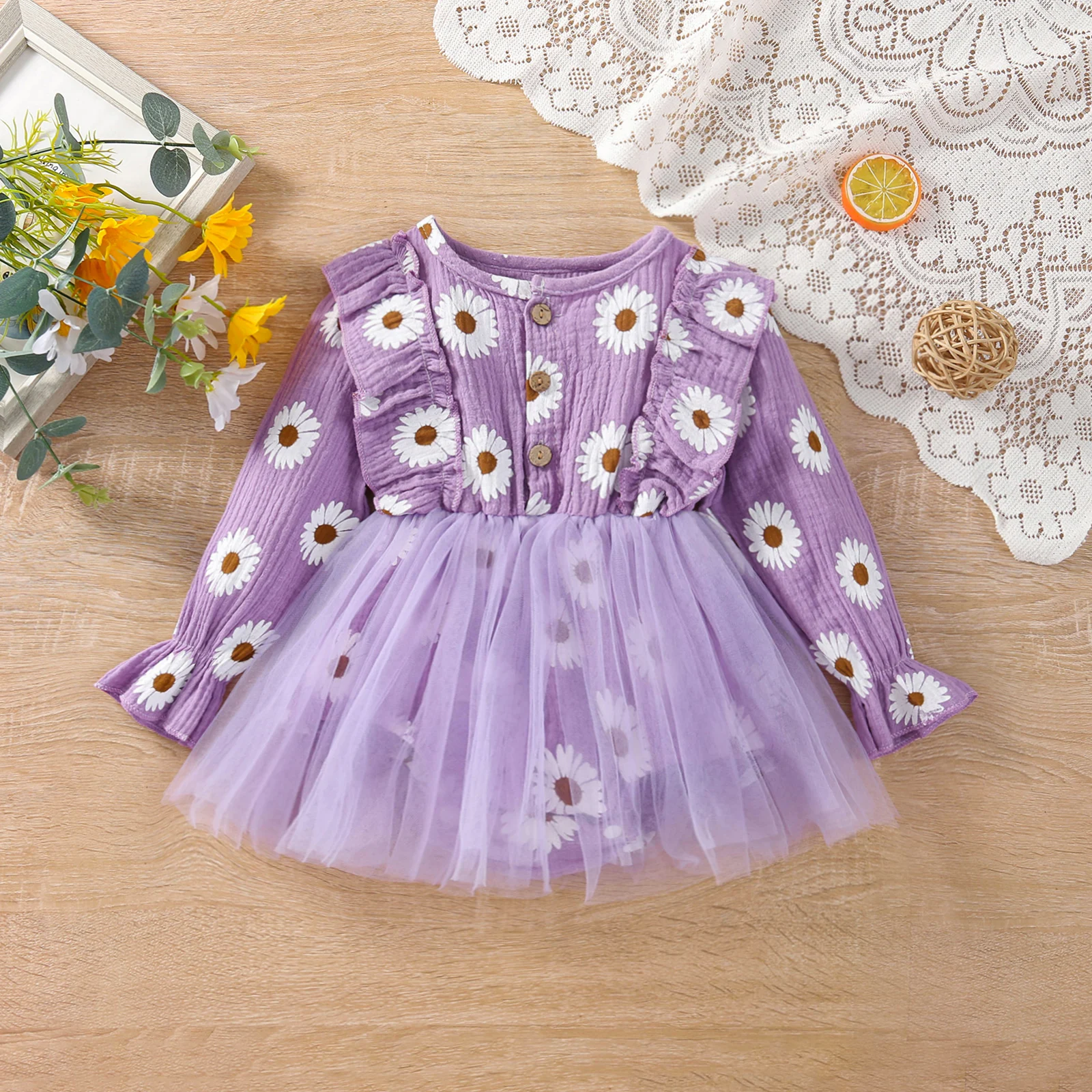 Ma&Baby 0-24M Newborn Infant Baby Girls Dress Ruffles Flower Lace A line Dresses For Baby Girls Spring Autumn Outfit DD40
Ma&Baby 0-24M Newborn Infant Baby Girls Dress Ruffles Flower Lace A line Dresses For Baby Girls Spring Autumn Outfit DD40