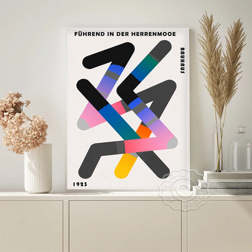 Bauhaus Art Style Design Exhibition Poster Abstract Prints Wall Picture Geometric Canvas Painting Mid Century Modern Home Decor
Bauhaus Art Style Design Exhibition Poster Abstract Prints Wall Picture Geometric Canvas Painting Mid Century Modern Home Decor