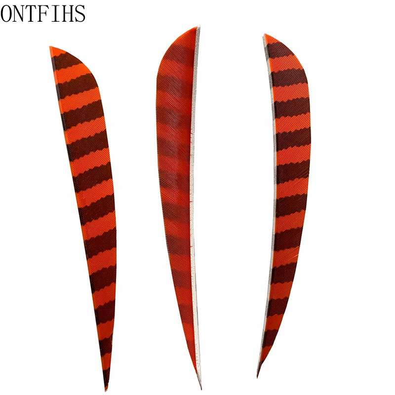 50 Pcs ONTFIHS 5 Inch Turkey Feather Real Plume Water Drop Striped Arrow Fletching Feathers Archery Accessories
50 Pcs ONTFIHS 5 Inch Turkey Feather Real Plume Water Drop Striped Arrow Fletching Feathers Archery Accessories